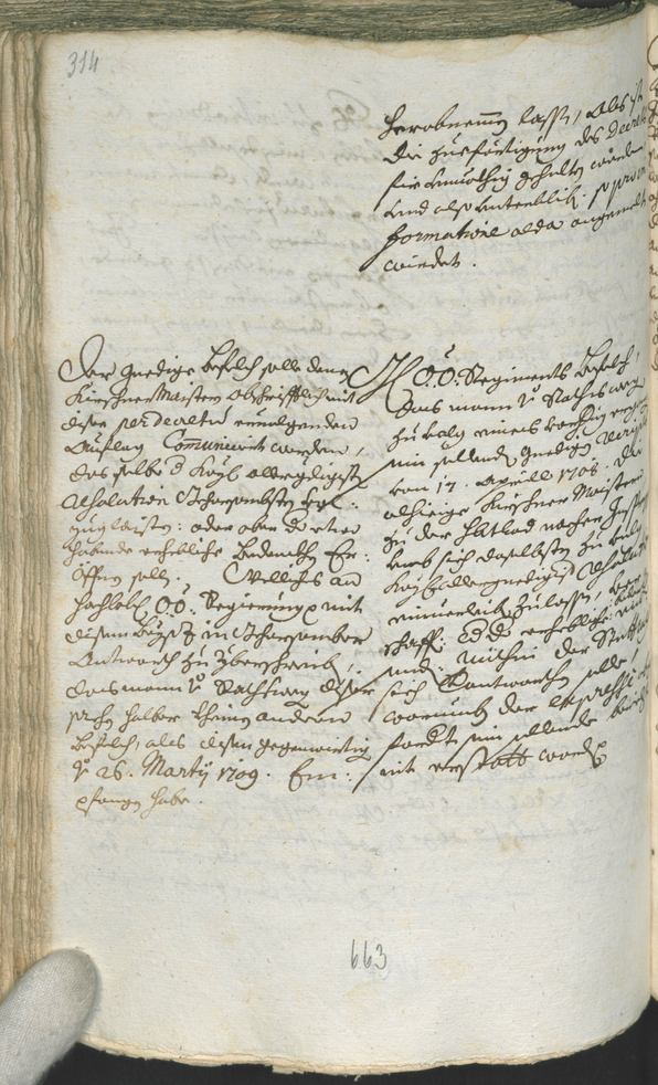 Civic Archives of Bozen-Bolzano - BOhisto Ratsprotokoll 1708/11 