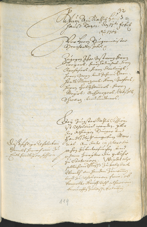 Civic Archives of Bozen-Bolzano - BOhisto Ratsprotokoll 1708/11 