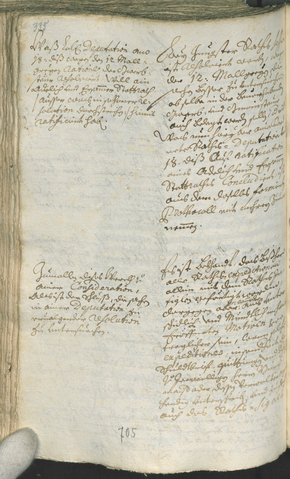 Stadtarchiv Bozen - BOhisto Ratsprotokoll 1708/11 