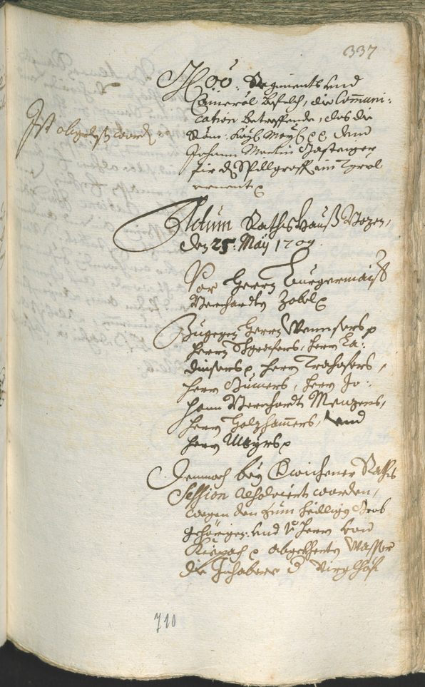 Civic Archives of Bozen-Bolzano - BOhisto Ratsprotokoll 1708/11 