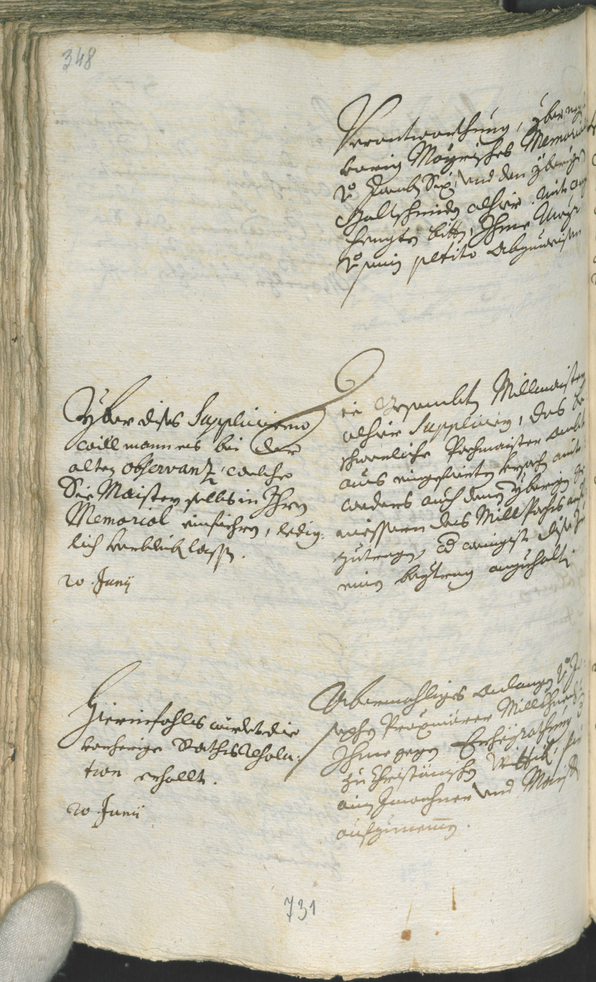 Civic Archives of Bozen-Bolzano - BOhisto Ratsprotokoll 1708/11 