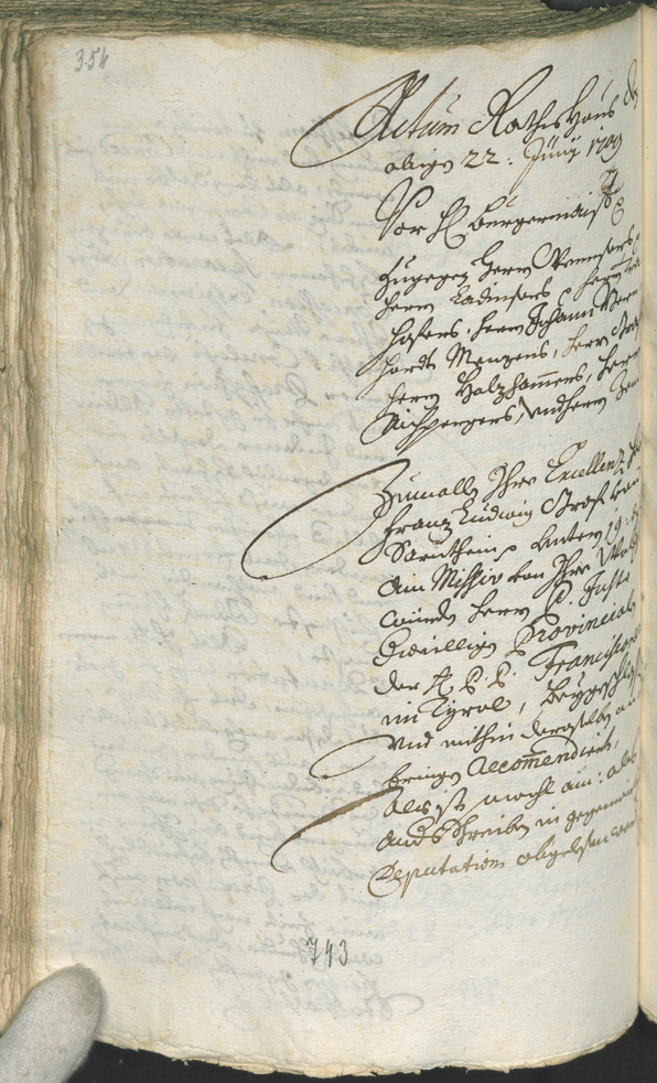 Civic Archives of Bozen-Bolzano - BOhisto Ratsprotokoll 1708/11 