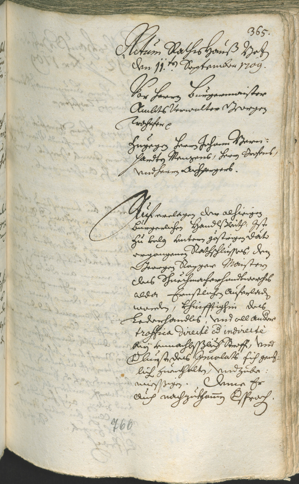 Civic Archives of Bozen-Bolzano - BOhisto Ratsprotokoll 1708/11 