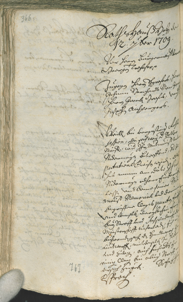 Civic Archives of Bozen-Bolzano - BOhisto Ratsprotokoll 1708/11 