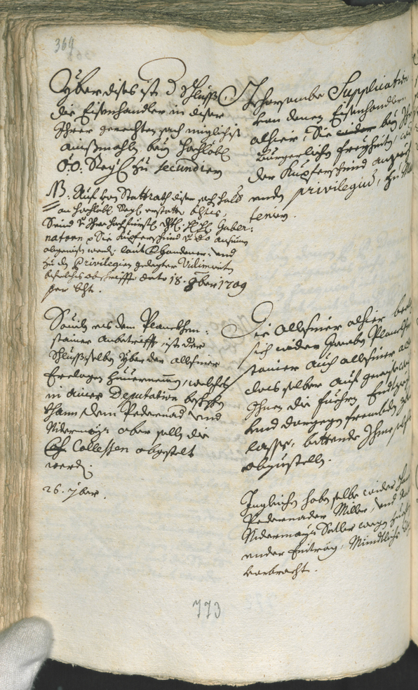 Civic Archives of Bozen-Bolzano - BOhisto Ratsprotokoll 1708/11 