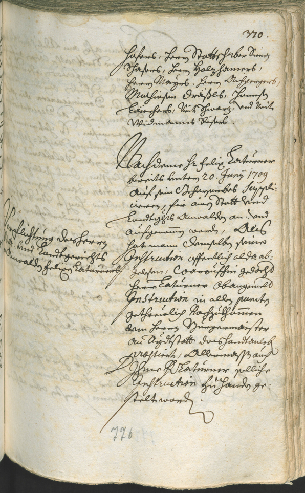 Archivio Storico della Città di Bolzano - BOhisto protocollo consiliare 1708/11 