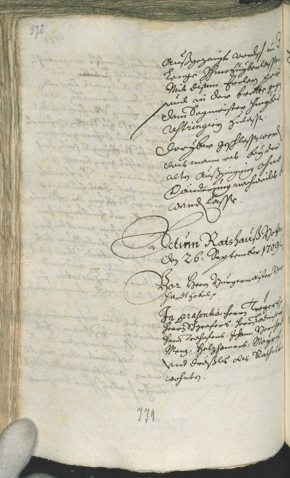 Archivio Storico della Città di Bolzano - BOhisto protocollo consiliare 1708/11 