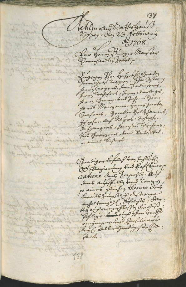 Civic Archives of Bozen-Bolzano - BOhisto Ratsprotokoll 1708/11 