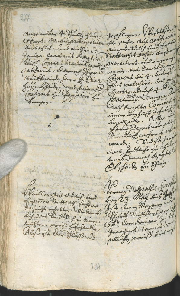 Archivio Storico della Città di Bolzano - BOhisto protocollo consiliare 1708/11 