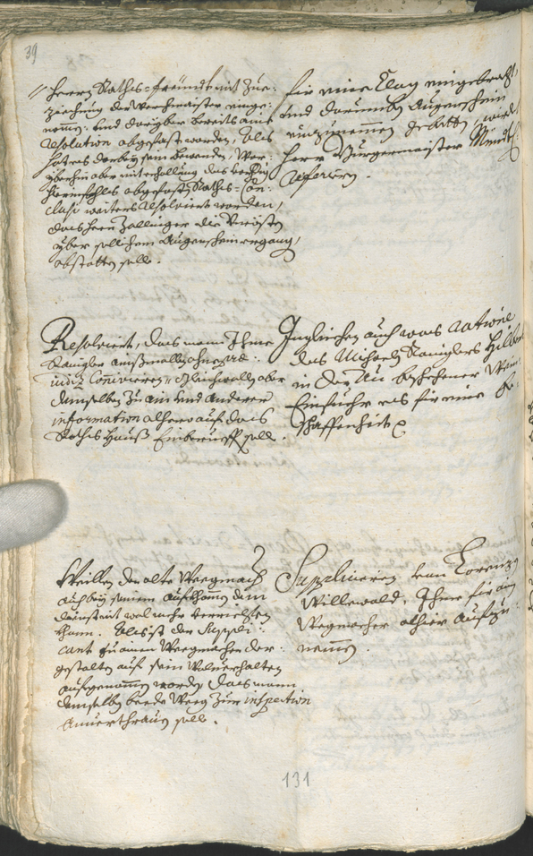 Civic Archives of Bozen-Bolzano - BOhisto Ratsprotokoll 1708/11 