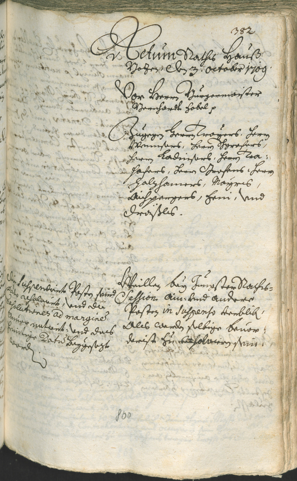 Archivio Storico della Città di Bolzano - BOhisto protocollo consiliare 1708/11 