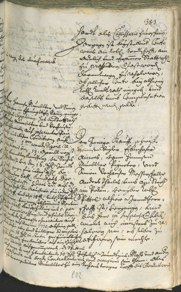 Civic Archives of Bozen-Bolzano - BOhisto Ratsprotokoll 1708/11 