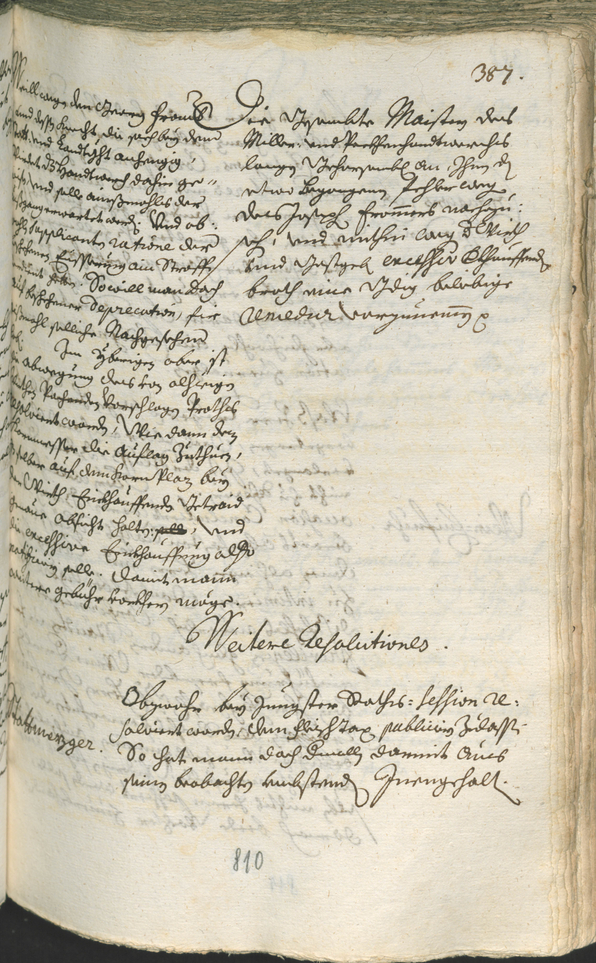 Stadtarchiv Bozen - BOhisto Ratsprotokoll 1708/11 