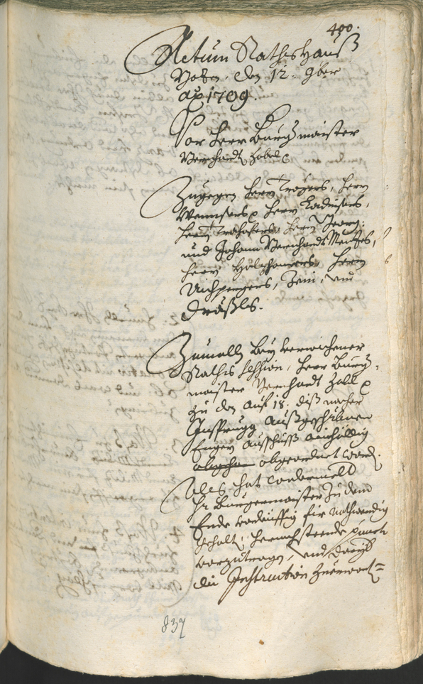 Archivio Storico della Città di Bolzano - BOhisto protocollo consiliare 1708/11 