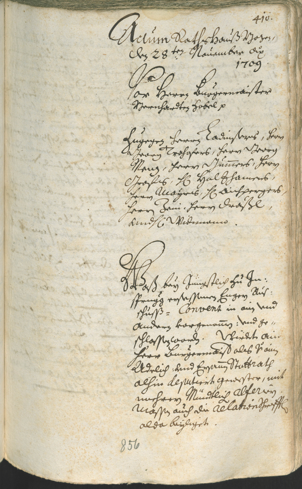 Civic Archives of Bozen-Bolzano - BOhisto Ratsprotokoll 1708/11 