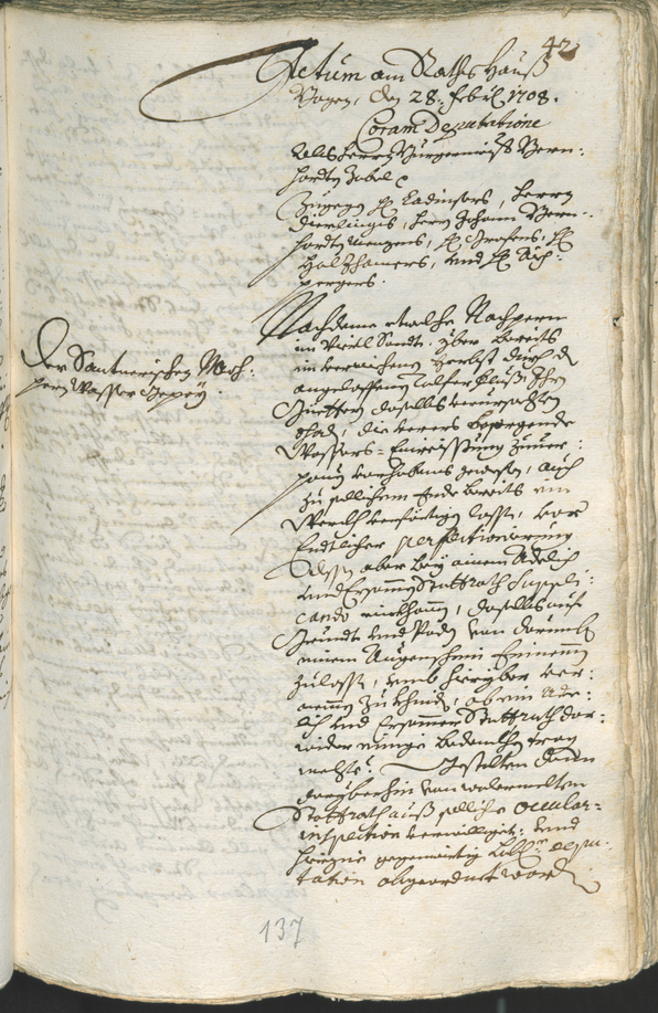 Civic Archives of Bozen-Bolzano - BOhisto Ratsprotokoll 1708/11 