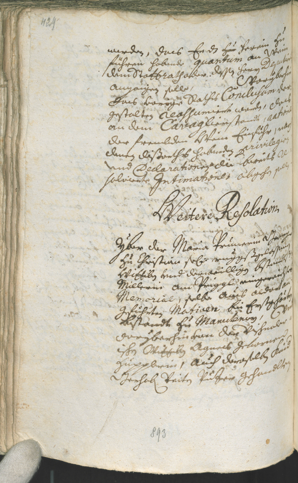 Stadtarchiv Bozen - BOhisto Ratsprotokoll 1708/11 