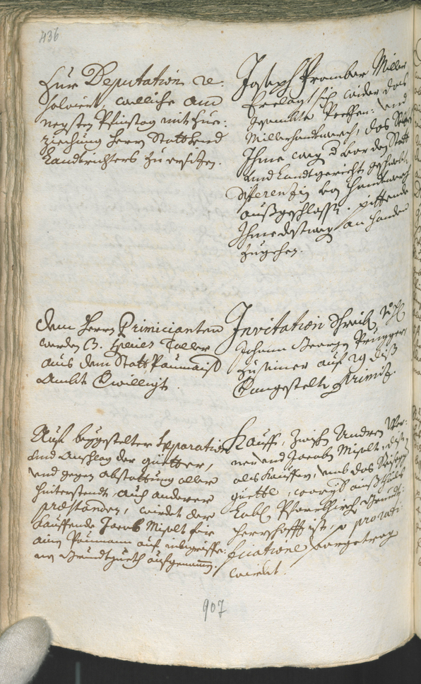 Stadtarchiv Bozen - BOhisto Ratsprotokoll 1708/11 