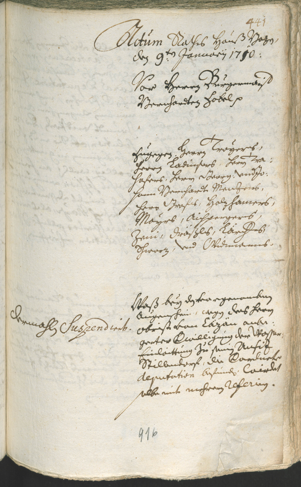 Stadtarchiv Bozen - BOhisto Ratsprotokoll 1708/11 