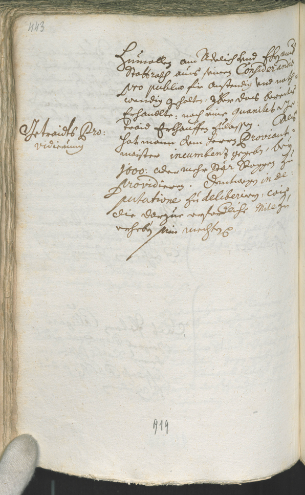 Stadtarchiv Bozen - BOhisto Ratsprotokoll 1708/11 