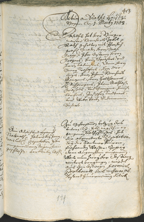 Archivio Storico della Città di Bolzano - BOhisto protocollo consiliare 1708/11 