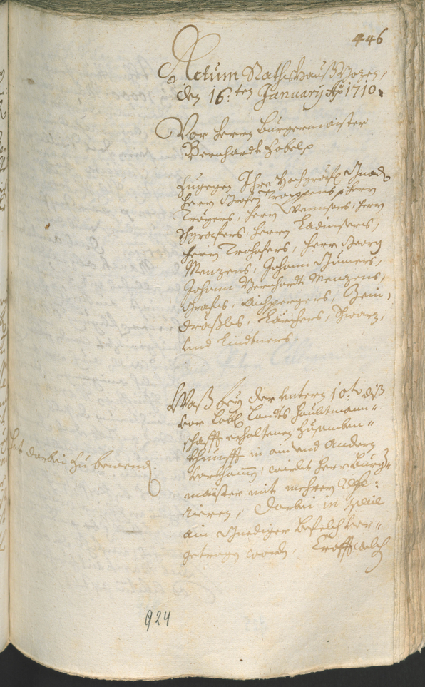 Civic Archives of Bozen-Bolzano - BOhisto Ratsprotokoll 1708/11 