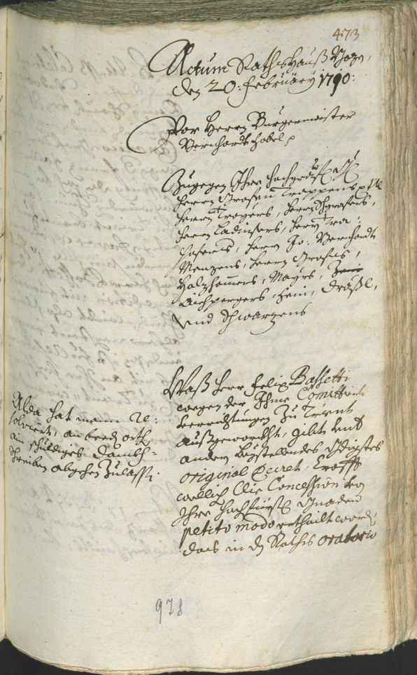 Civic Archives of Bozen-Bolzano - BOhisto Ratsprotokoll 1708/11 