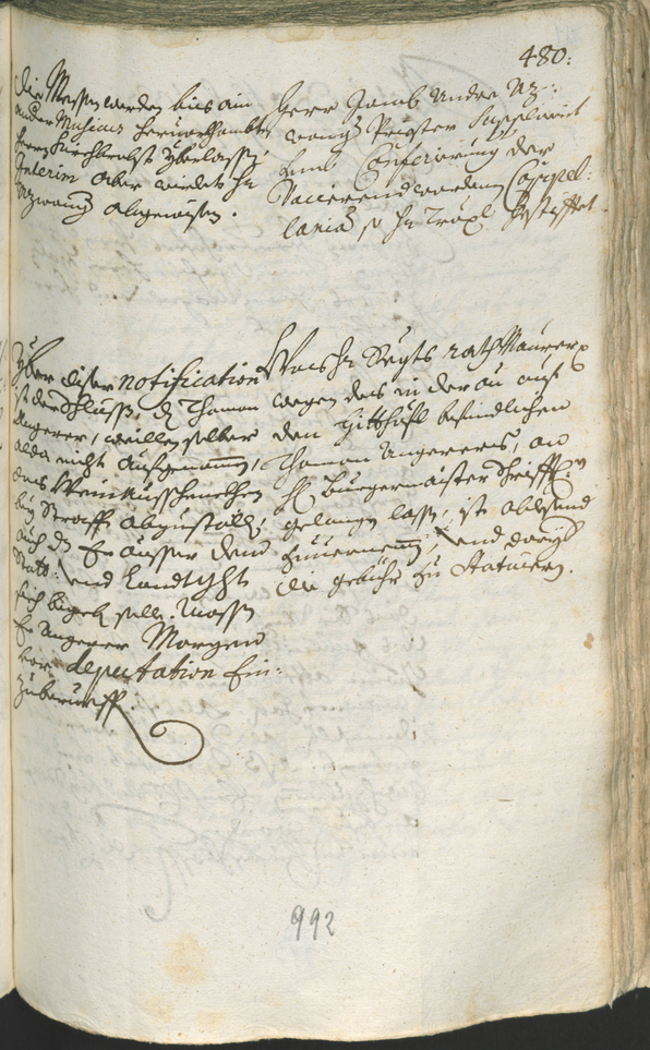 Stadtarchiv Bozen - BOhisto Ratsprotokoll 1708/11 