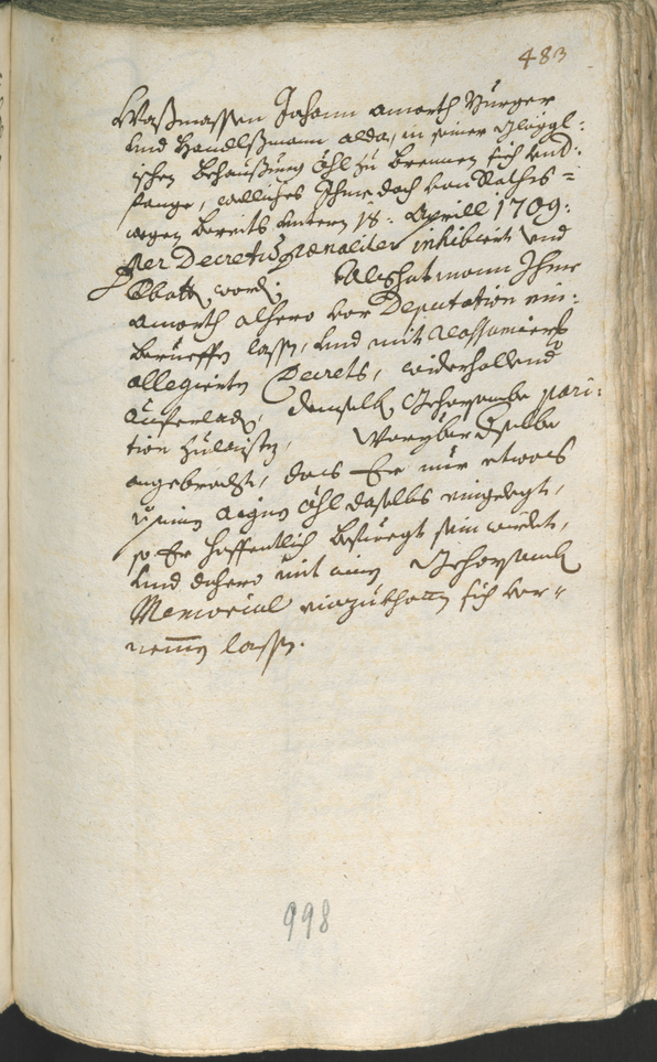 Civic Archives of Bozen-Bolzano - BOhisto Ratsprotokoll 1708/11 