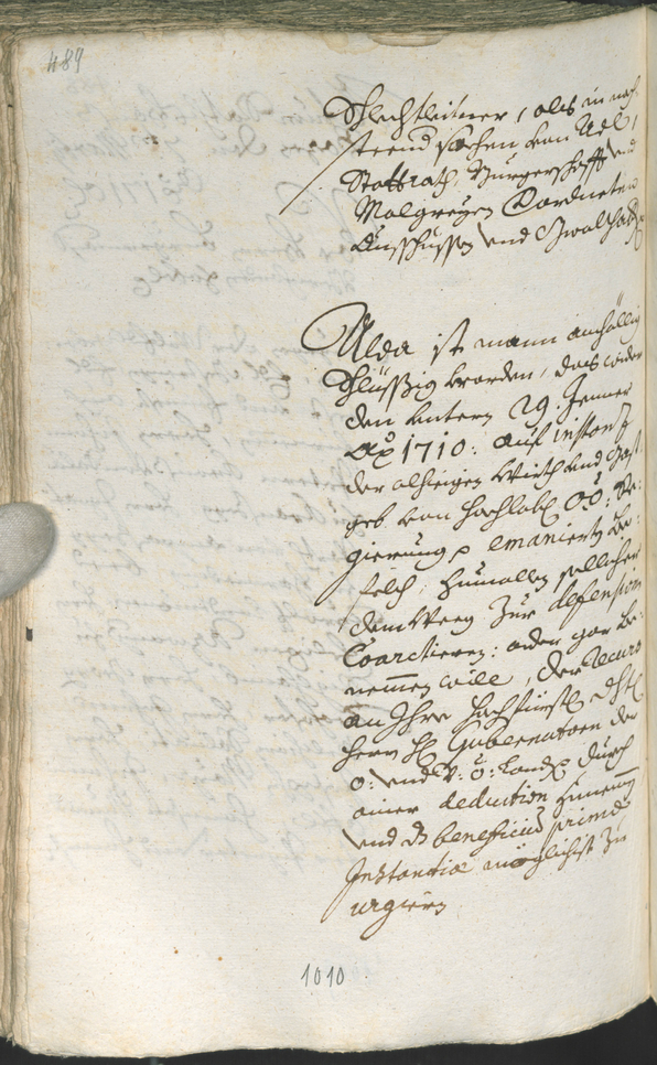 Civic Archives of Bozen-Bolzano - BOhisto Ratsprotokoll 1708/11 