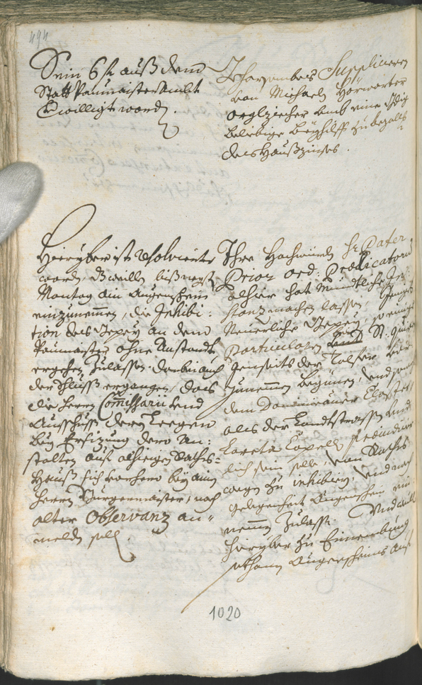 Archivio Storico della Città di Bolzano - BOhisto protocollo consiliare 1708/11 