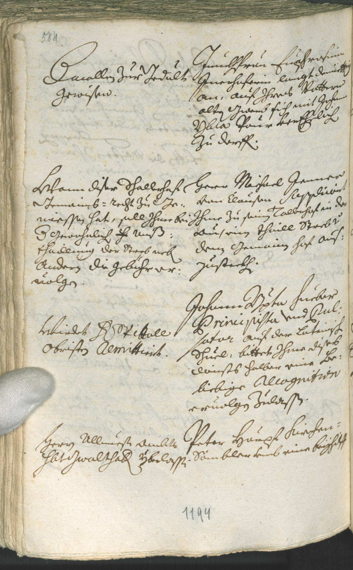 Civic Archives of Bozen-Bolzano - BOhisto Ratsprotokoll 1708/11 