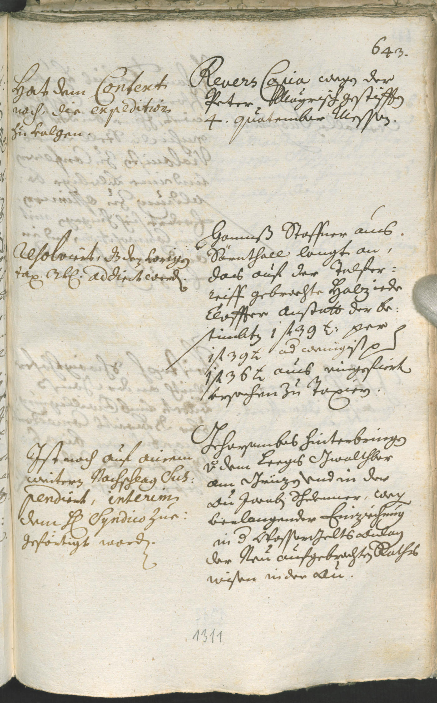 Civic Archives of Bozen-Bolzano - BOhisto Ratsprotokoll 1708/11 