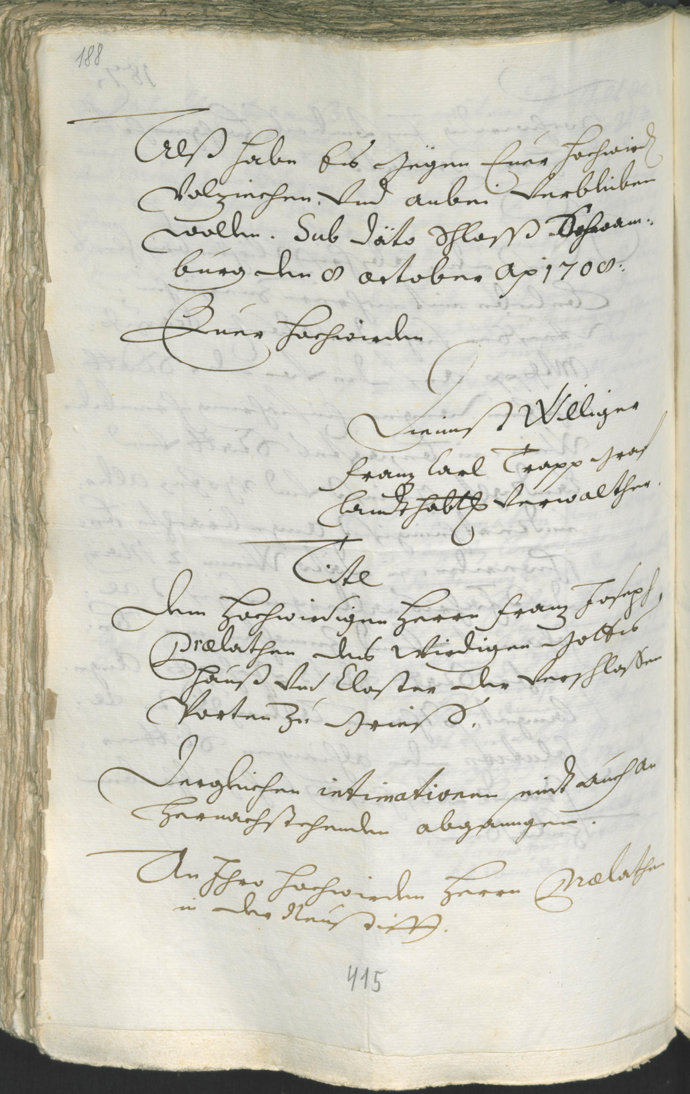 Civic Archives of Bozen-Bolzano - BOhisto Ratsprotokoll 1708/11 