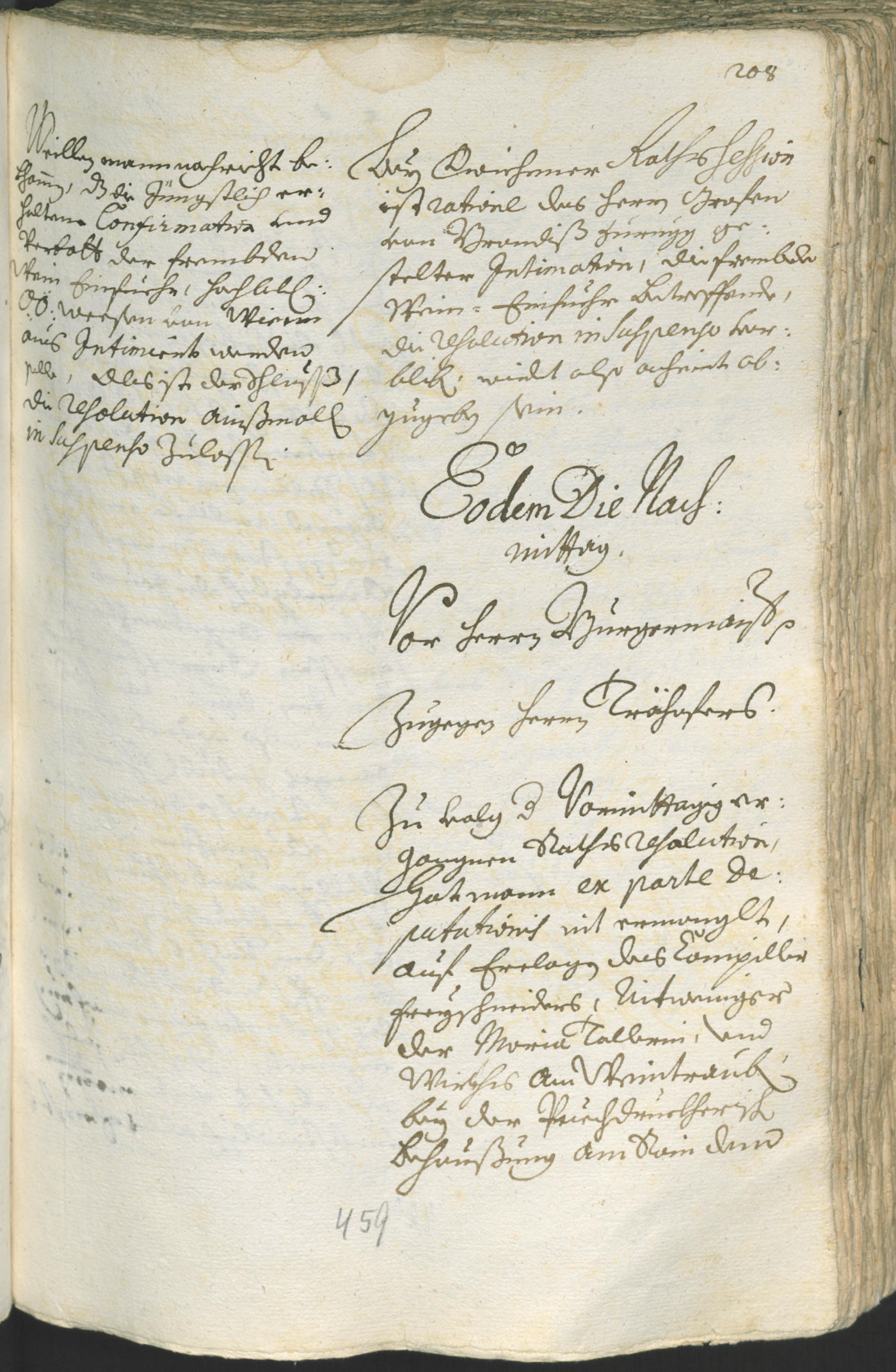 Civic Archives of Bozen-Bolzano - BOhisto Ratsprotokoll 1708/11 