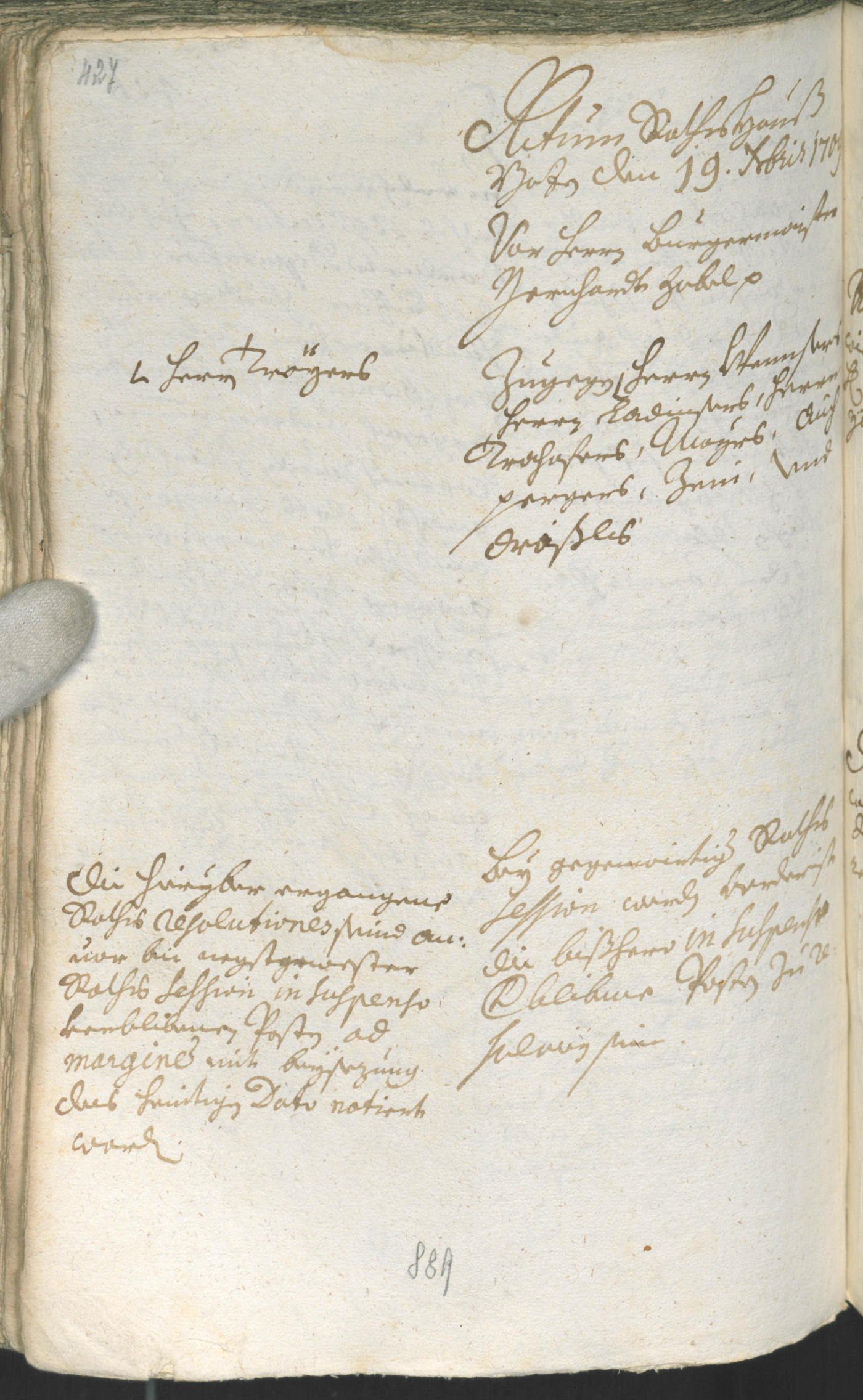 Archivio Storico della Città di Bolzano - BOhisto protocollo consiliare 1708/11 