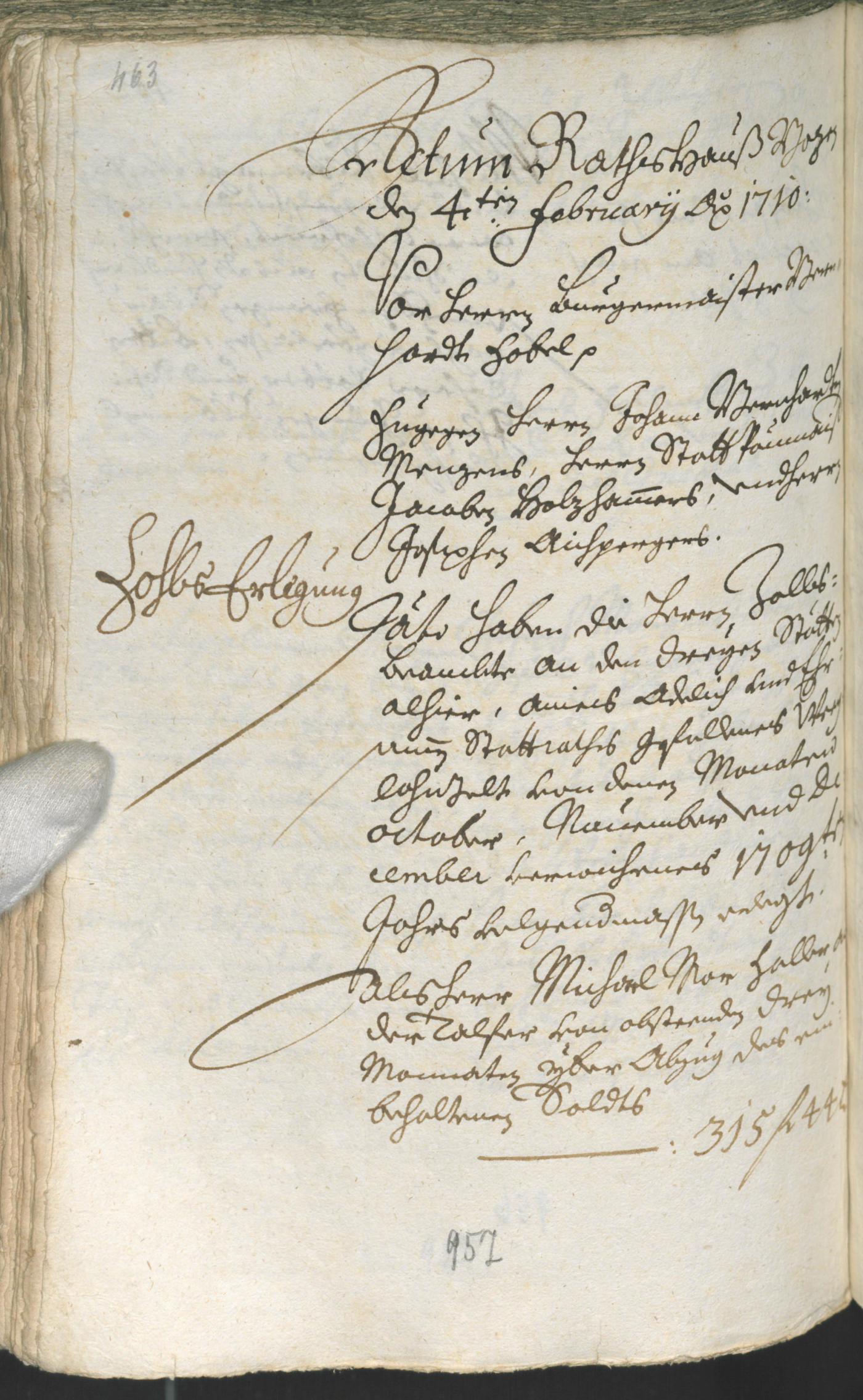 Civic Archives of Bozen-Bolzano - BOhisto Ratsprotokoll 1708/11 