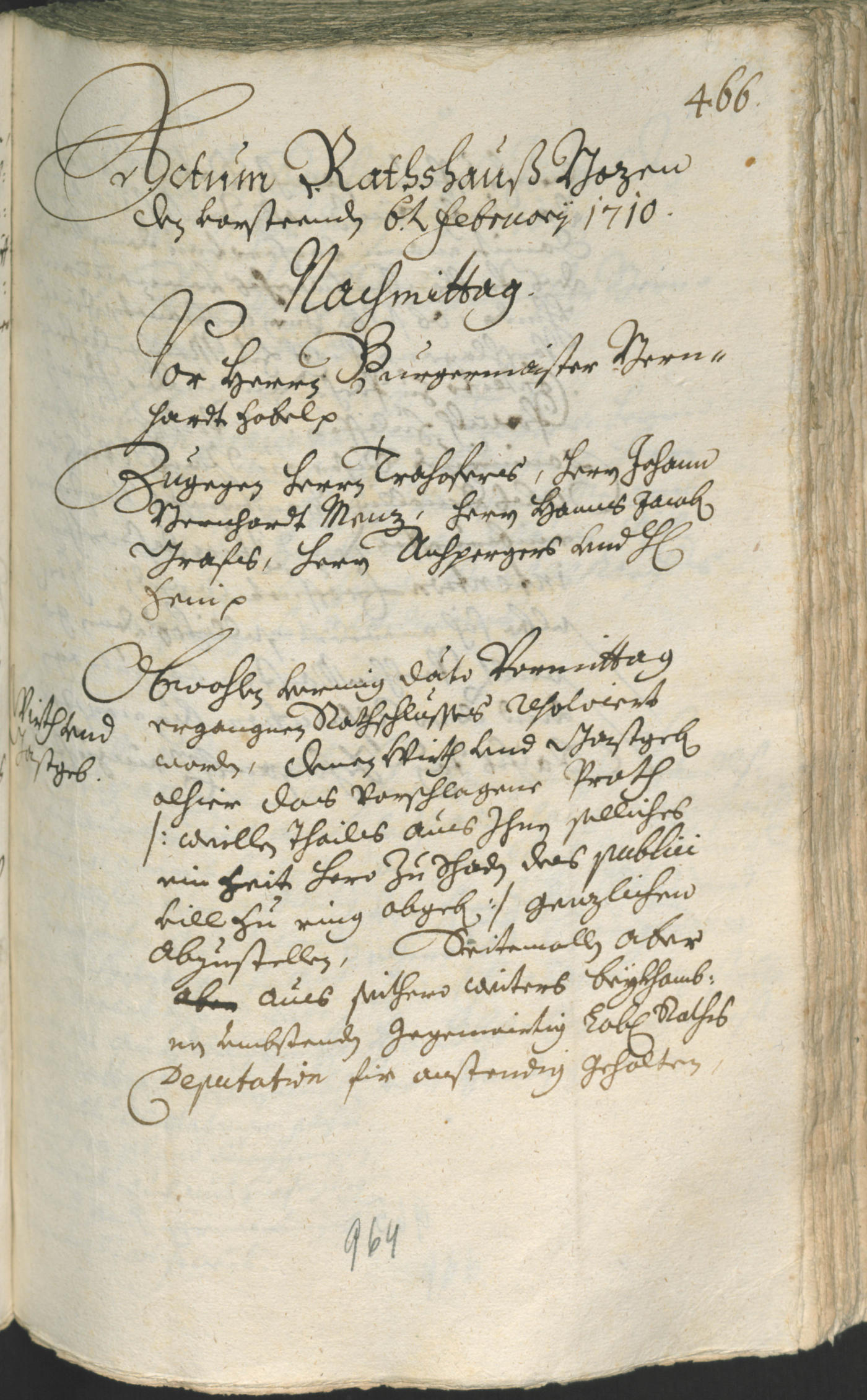 Civic Archives of Bozen-Bolzano - BOhisto Ratsprotokoll 1708/11 