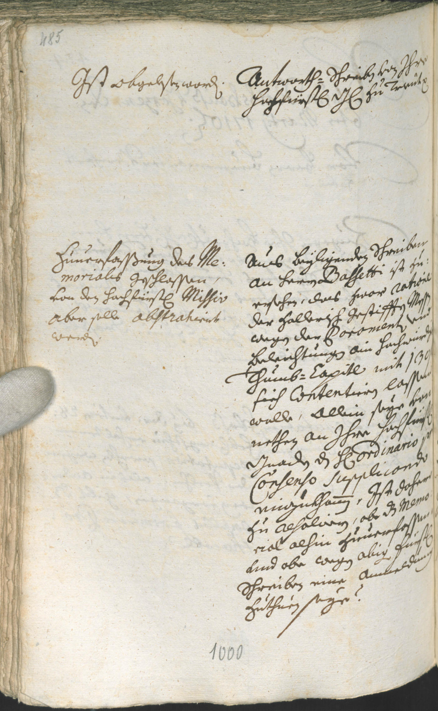 Stadtarchiv Bozen - BOhisto Ratsprotokoll 1708/11 
