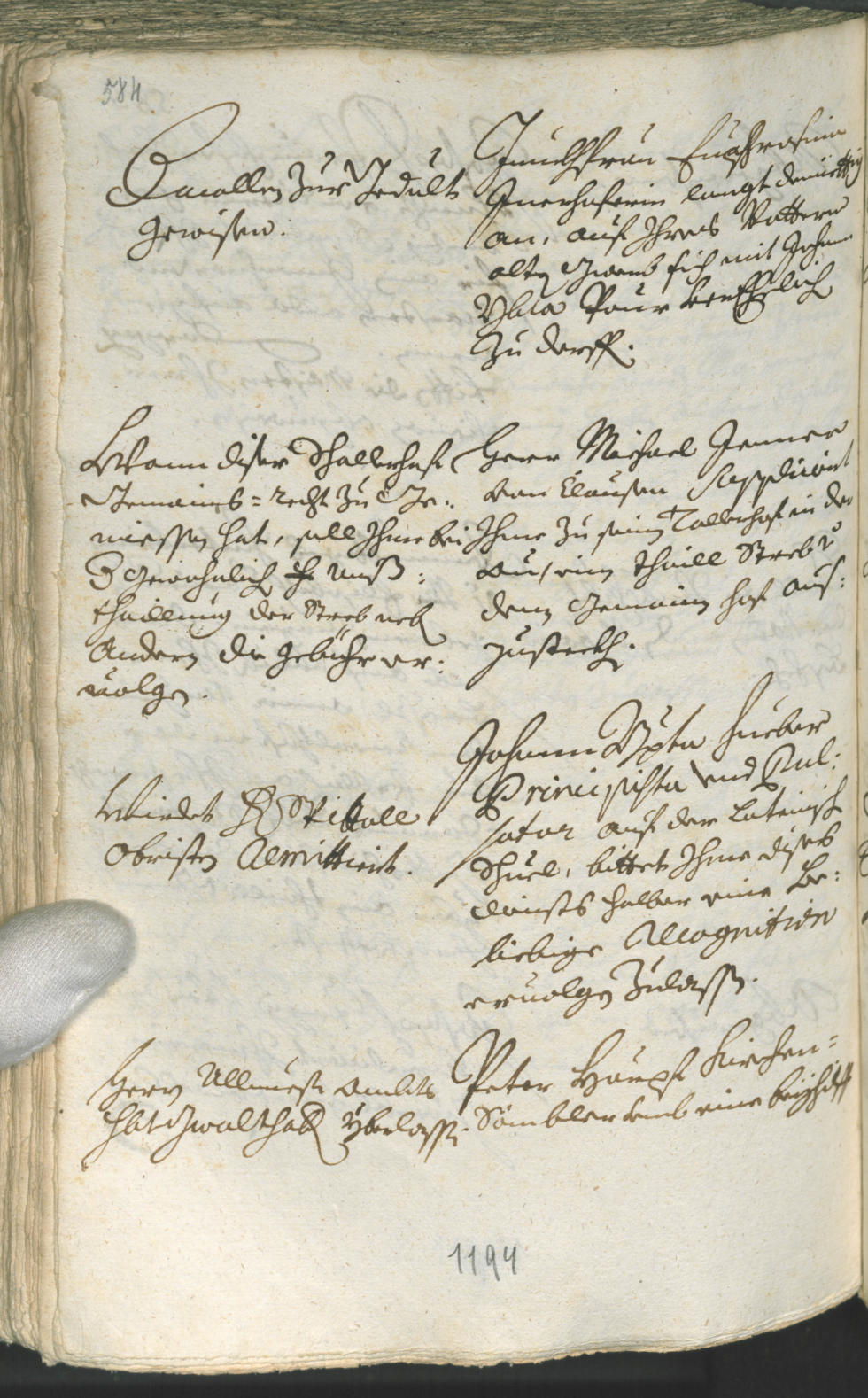 Civic Archives of Bozen-Bolzano - BOhisto Ratsprotokoll 1708/11 