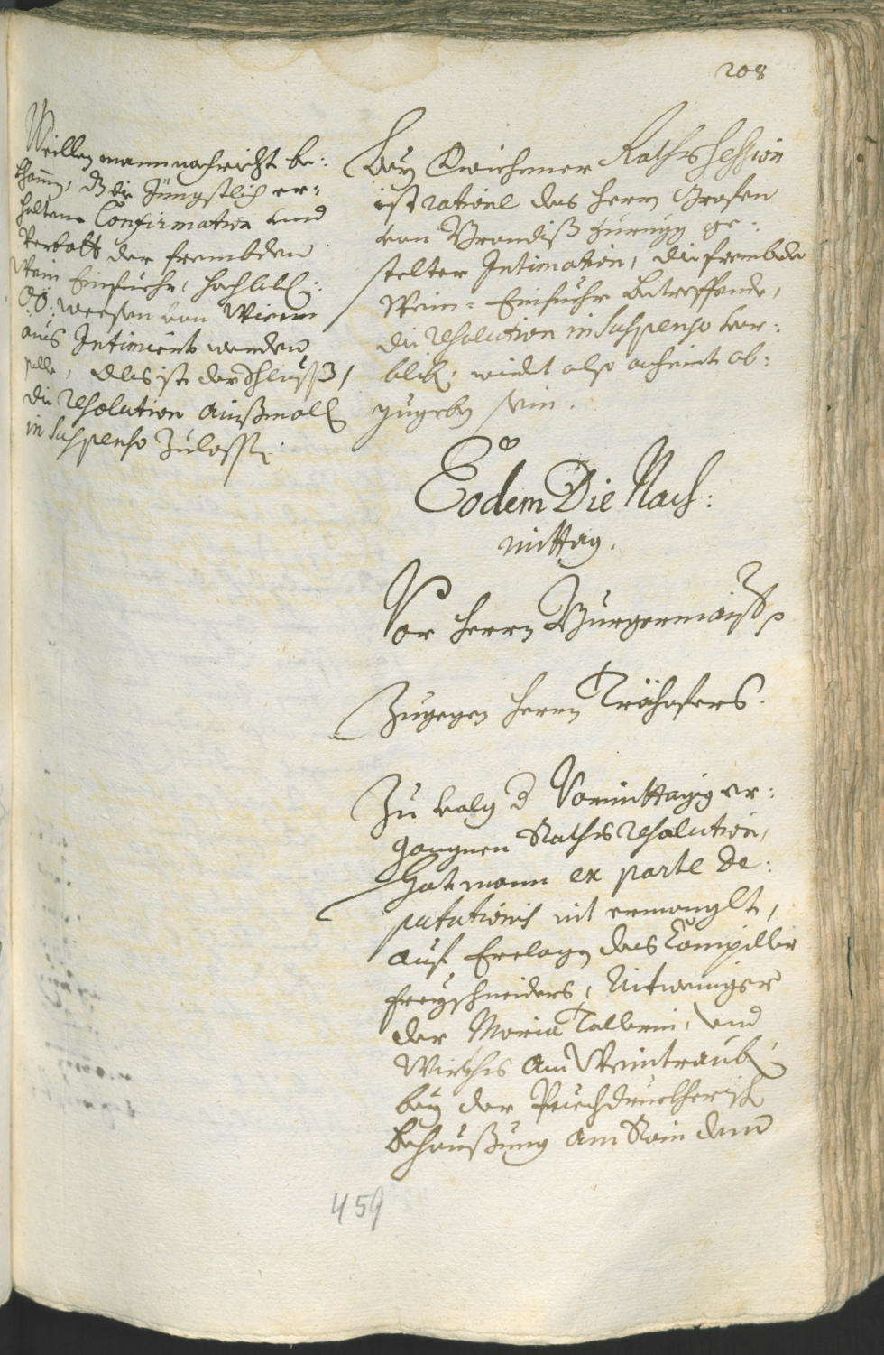 Civic Archives of Bozen-Bolzano - BOhisto Ratsprotokoll 1708/11 