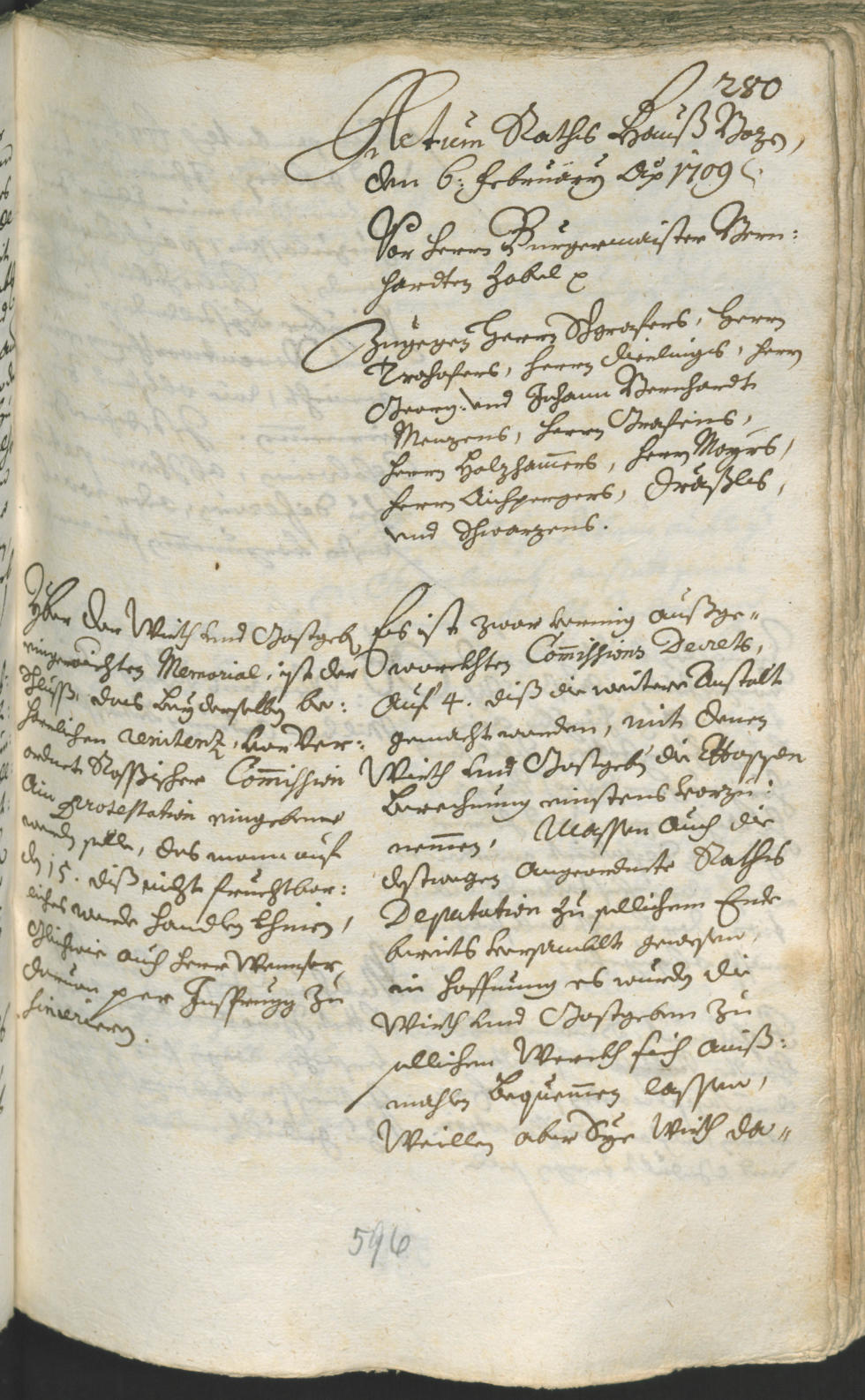 Civic Archives of Bozen-Bolzano - BOhisto Ratsprotokoll 1708/11 