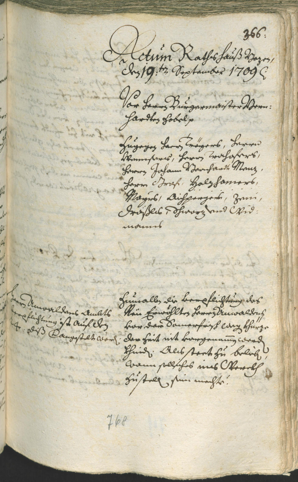 Civic Archives of Bozen-Bolzano - BOhisto Ratsprotokoll 1708/11 