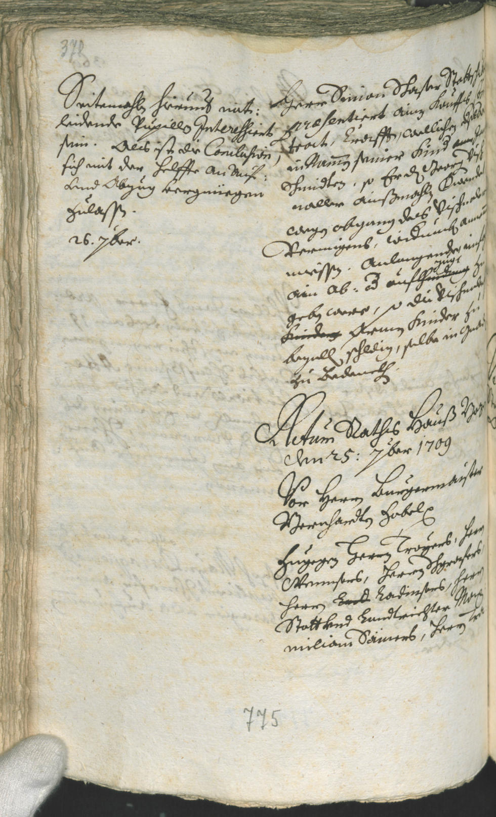 Civic Archives of Bozen-Bolzano - BOhisto Ratsprotokoll 1708/11 