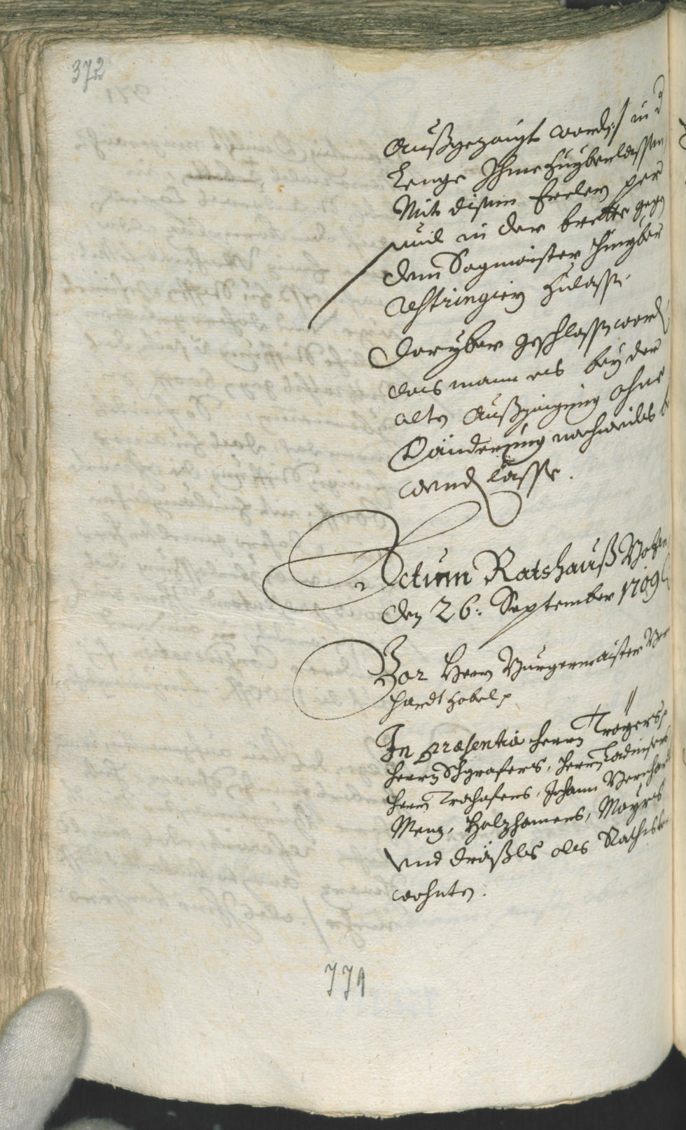 Civic Archives of Bozen-Bolzano - BOhisto Ratsprotokoll 1708/11 
