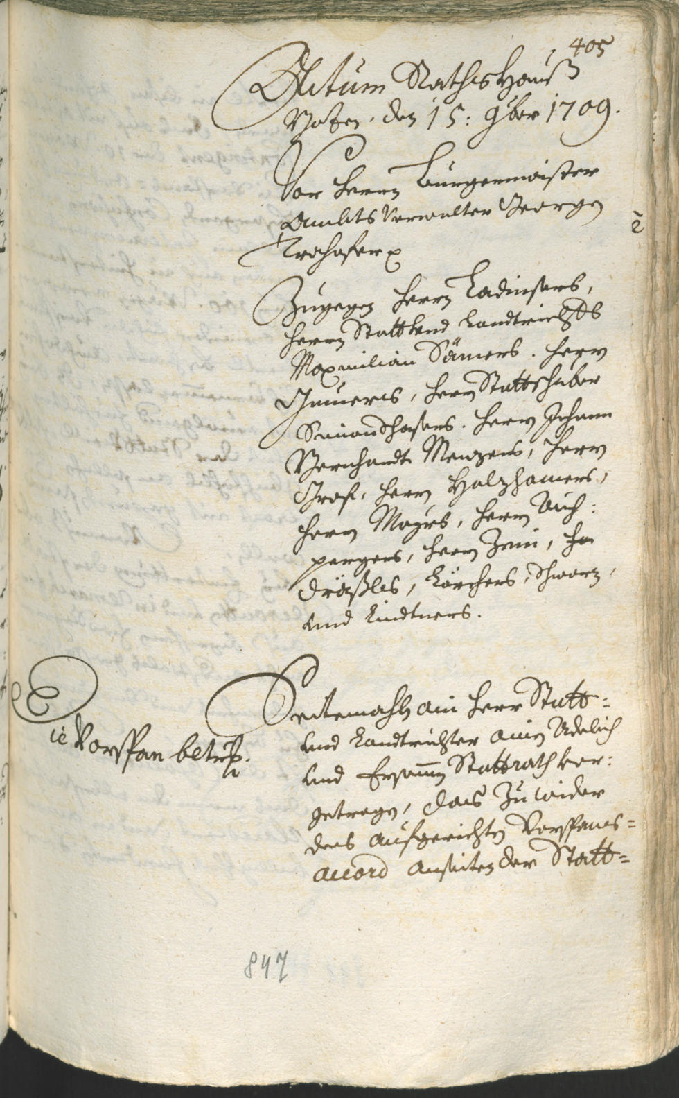 Civic Archives of Bozen-Bolzano - BOhisto Ratsprotokoll 1708/11 