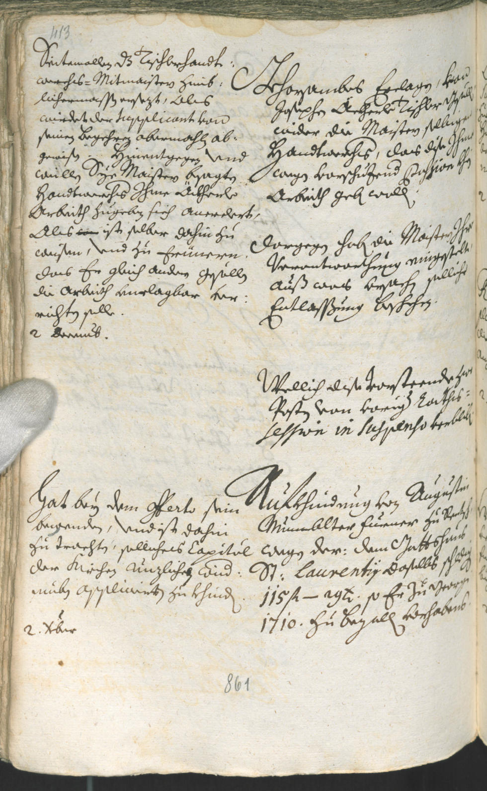 Civic Archives of Bozen-Bolzano - BOhisto Ratsprotokoll 1708/11 