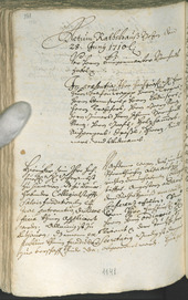 Civic Archives of Bozen-Bolzano - BOhisto Ratsprotokoll 1708/11 - 