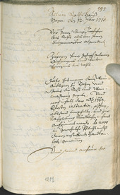 Archivio Storico della Città di Bolzano - BOhisto protocollo consiliare 1708/11 - 