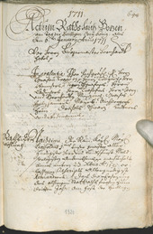 Civic Archives of Bozen-Bolzano - BOhisto Ratsprotokoll 1708/11 - 